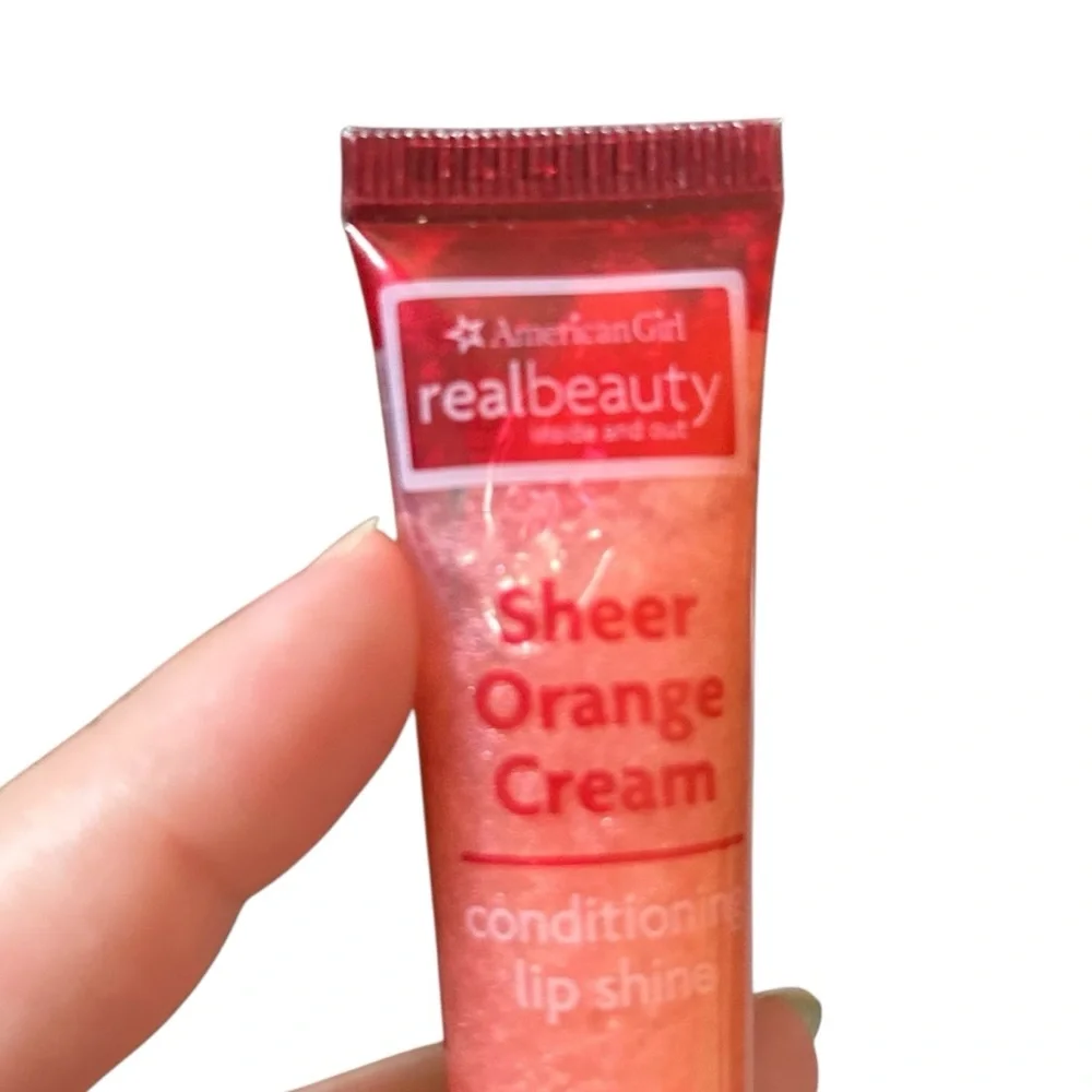 Vintage Y2K American Girl Bath & Body Works Lip Gloss in Sheer Orange Cream NWT